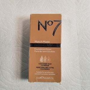 No7 match Made Custom Blend Foundation drops